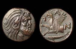 Panticapaeum, Old Satyr & Griffin, ca. 310-303 BC, Sold!